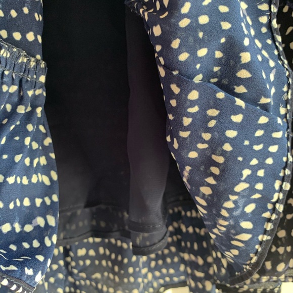 Marybelle (Dia & Co) Navy/White Ruffle Skirt-Sz 3X - Picture 5 of 8